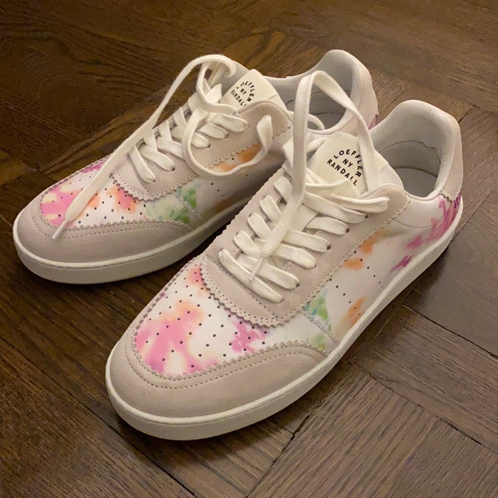 Loeffler Randall NEVER WORN tie dye sneakers